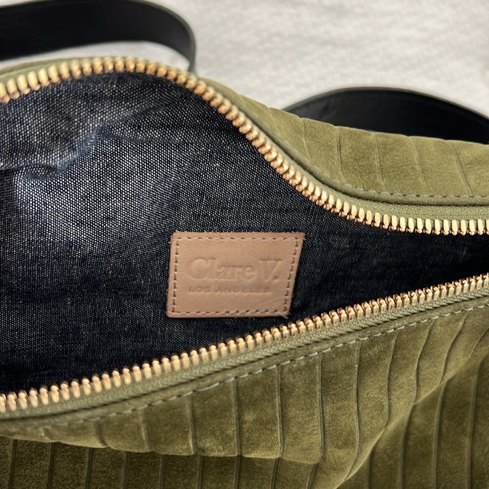 Clare V Olive Green Suede Fanny Pack - Picture 10 of 10